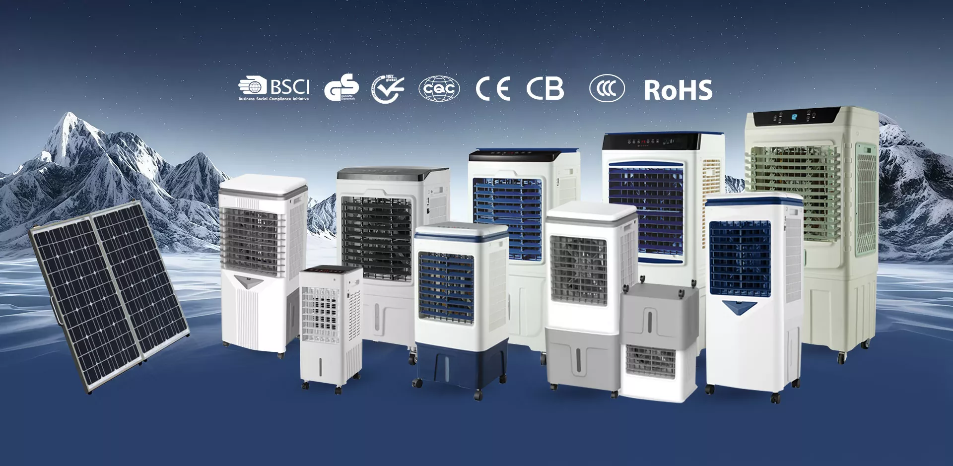 Fábrica de refrigeradores de ar com certificação CE na China