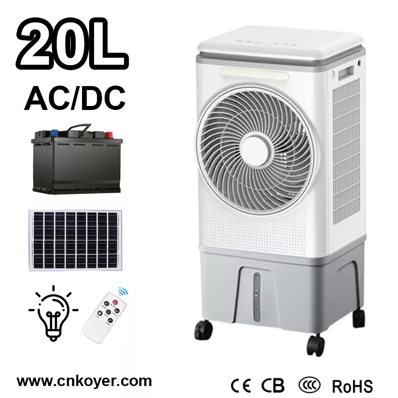 Como um ventilador refrigerador de ar evaporativo portátil melhora a eficiência do resfriamento interno?