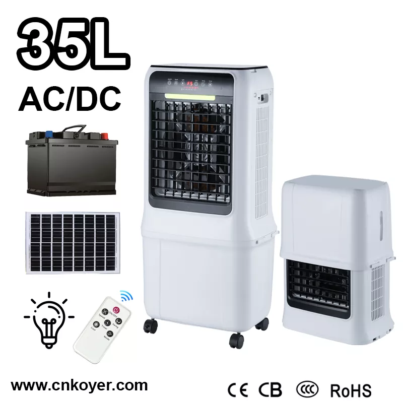 Ventilador refrigerador de ar DC portátil modelo de resfriamento