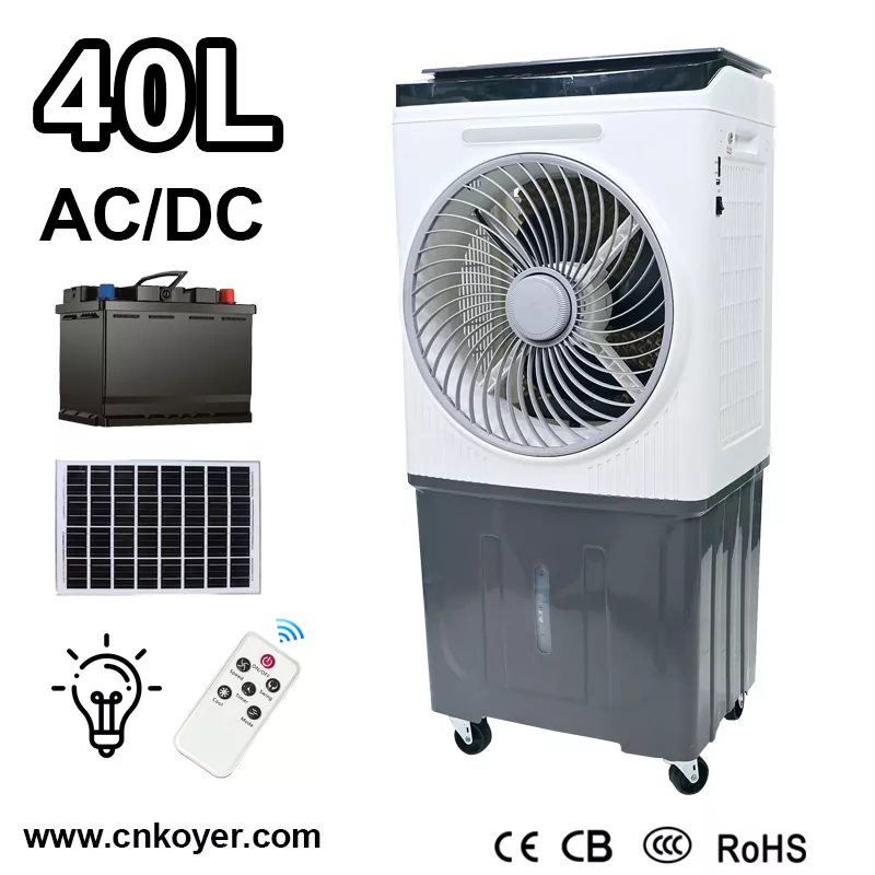 Ventilador refrigerador de ar solar doméstico