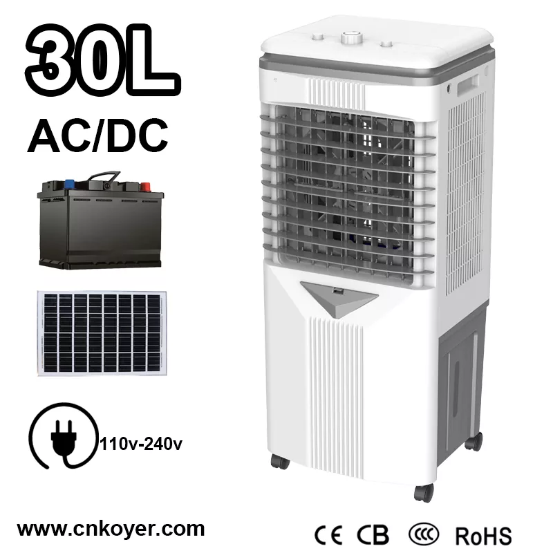 Ventilador refrigerador de ar industrial AC DC