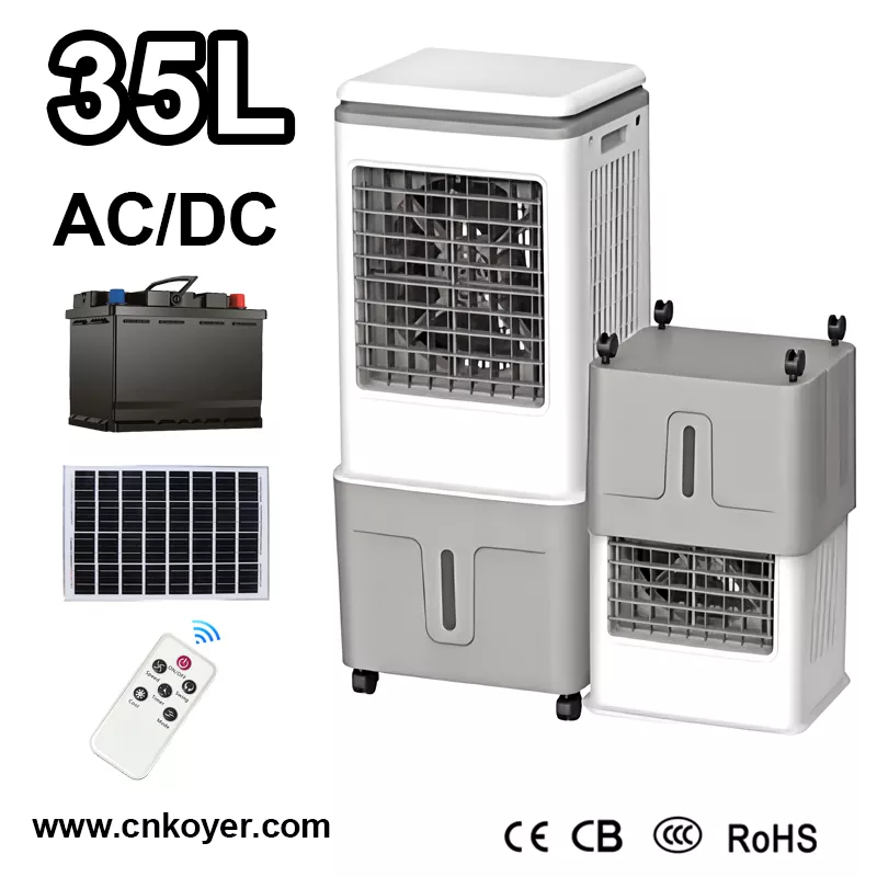 Ventilador refrigerador de ar recarregável portátil