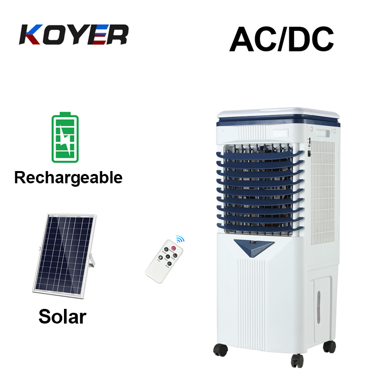 Ventilador refrigerador de ar evaporativo recarregável