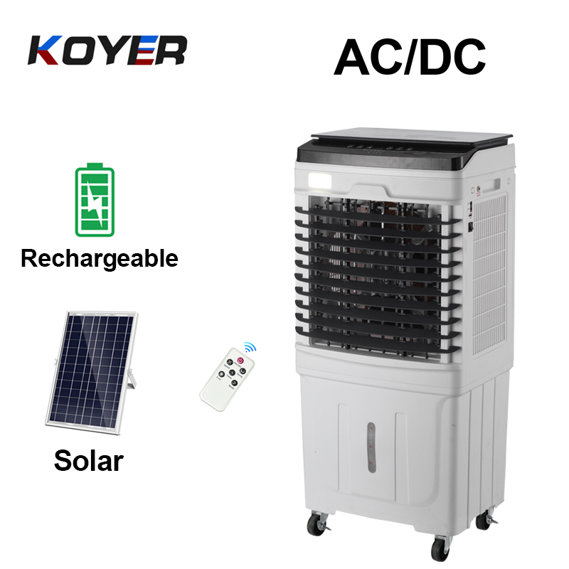 Ventilador de refrigerador de ar evaporativo com controle remoto