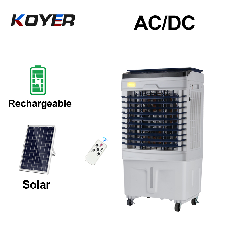 Ventilador do refrigerador de ar AC DC com controle de interruptor